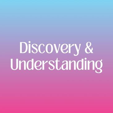 Icon that reads: Discovery & Understanding