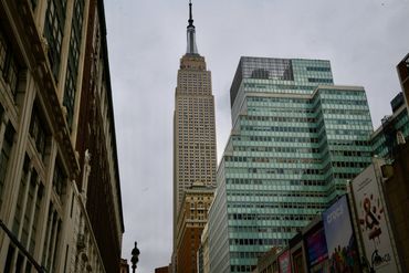 The Empire State building in New York.