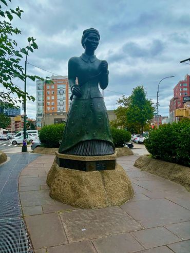 The Harriet Tubman Memorial in Harlem.