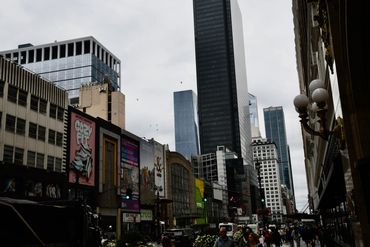 Tall buildings in Midtown New York.