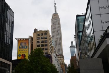 The Empire State building in New York.