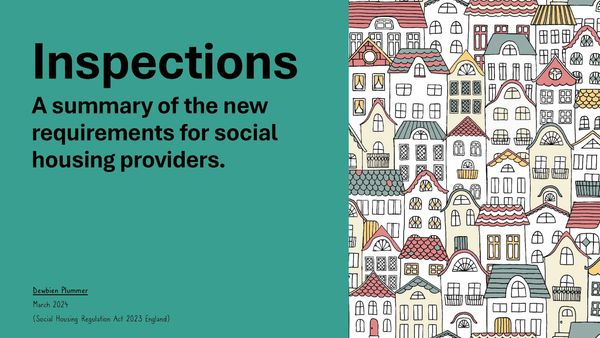 Cover of Inspection Guidance for Social Landlords