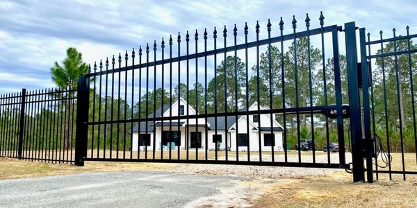 Custom Aluminum Gate With Automatic Gate Opener