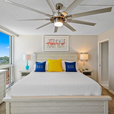 Master Bedroom of our Beachfront Condo in Longboat Key Florida