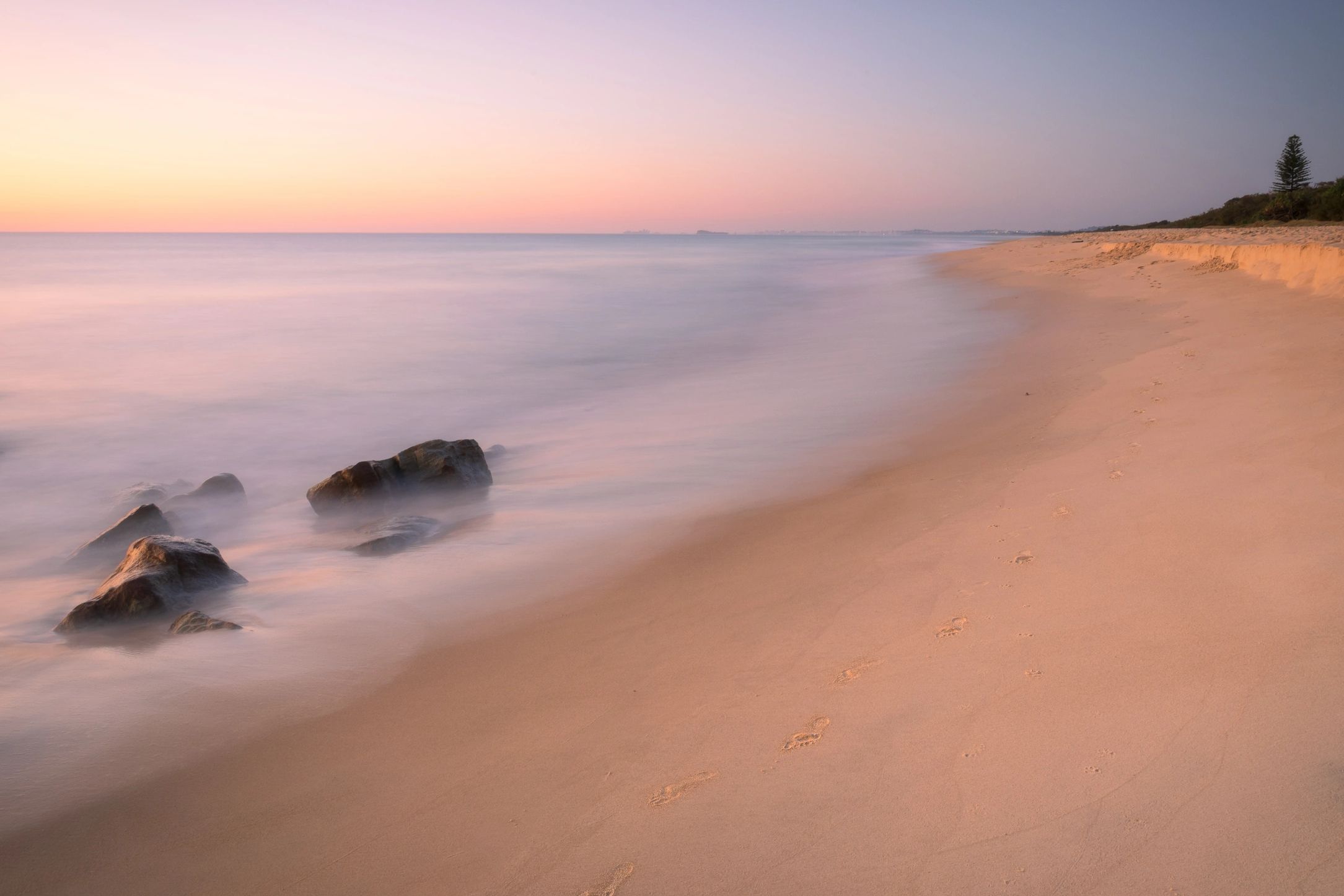 Pastel Sunrise at Pt Arkwright Beach, magic mornings