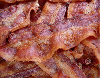 Our Peanut Butter, your jelly choice, enough Banana to cover it all and 3 slices of Amish Bacon!!  