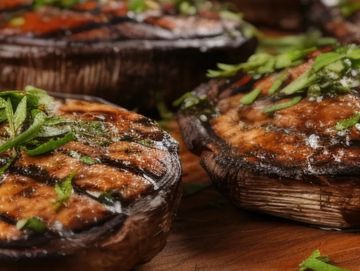 The Greatest Grilled Portabella Mushrooms