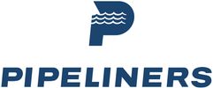 The Letter P with wavy lines with the word "Pipeliners" underneath.