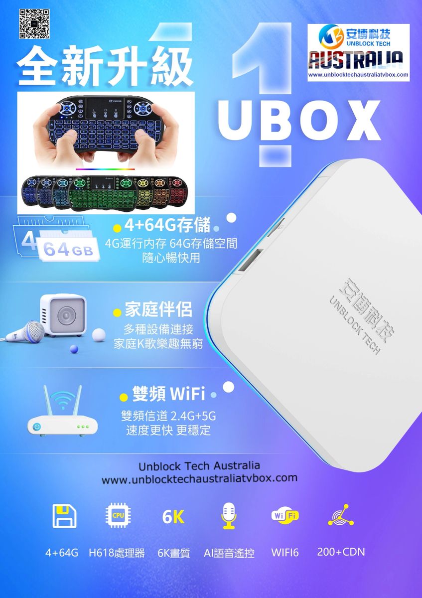 Unblock Ubox11 UB11安博TVbox2024年最新機種 日本仕様 - テレビ