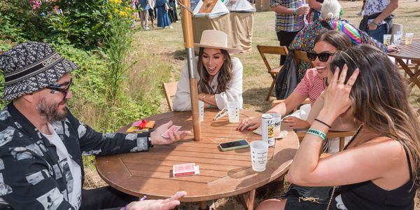 Ady Lloyd performing close up table magic at Soho House Festival 2025