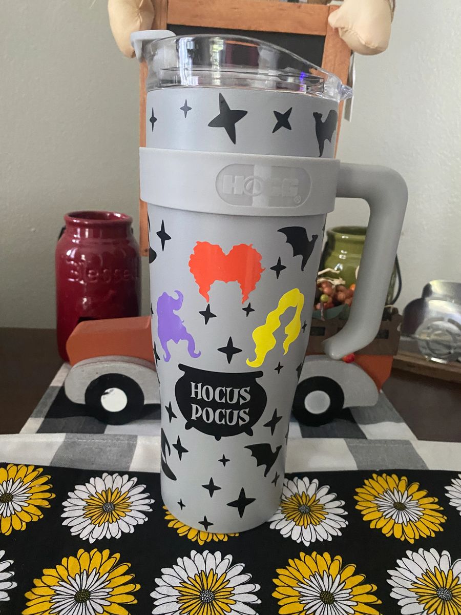 Hocuspocus 40 ounce Tumbler with handle