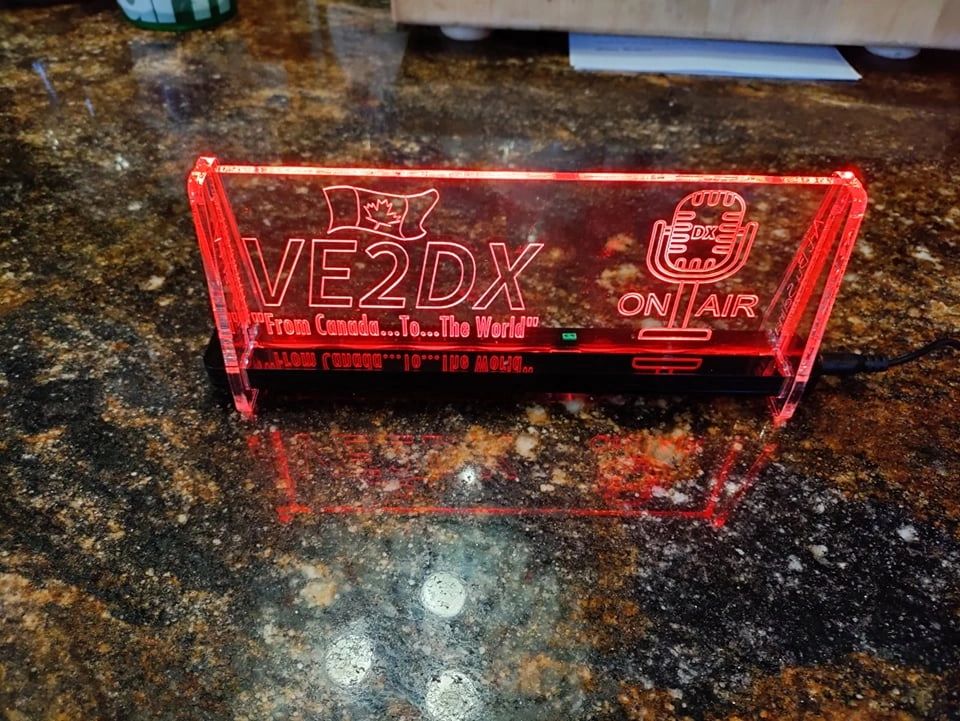 Led Call Sign New Dual LED Zones CallSign Acrylic Displays