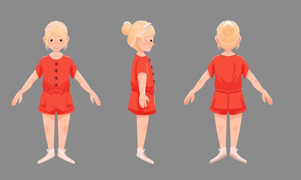 Character Design for as of yet unreleased children's book.
