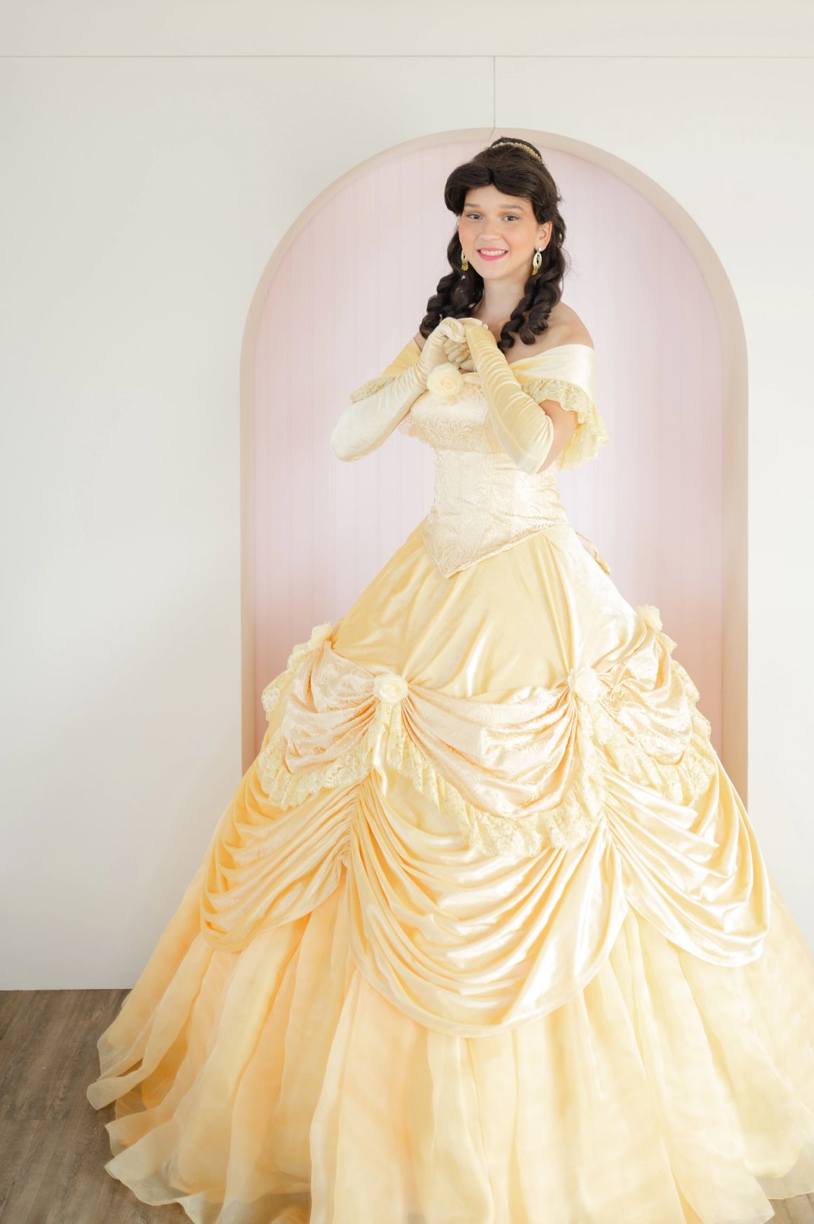 Beauty princess character performer at an enchanted birthday party in Kent County Delaware