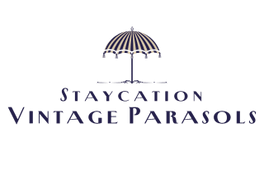 Staycation! vintage parasols