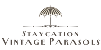 Staycation! vintage parasols