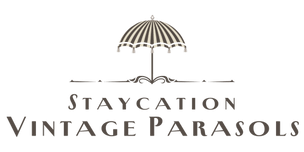Staycation! vintage parasols