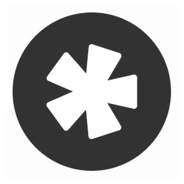 A black and white icon of an asterisk.