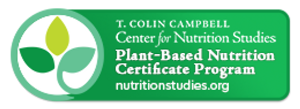 Plant-based nutrition certification sticker
