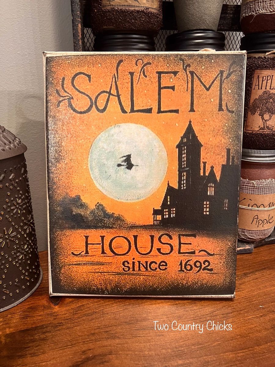 Salem House Canvas Print