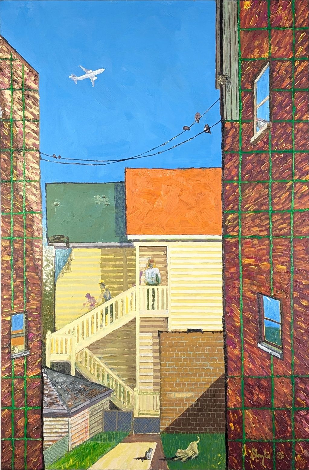 Back Of The Yards oil painting by Douglas Black