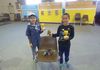 We won first place in our age groups for the Cub Scouts Lego Derby!