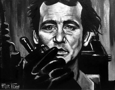Bill Murray Ghost busters 1980s Peter Painting art