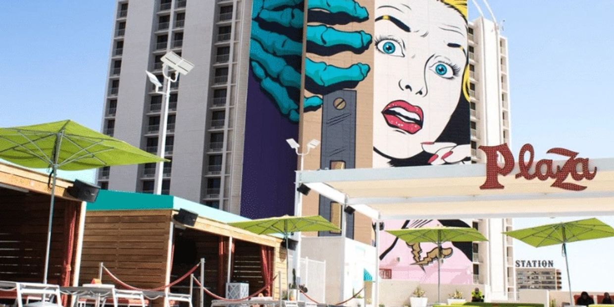 crazy painting on a building