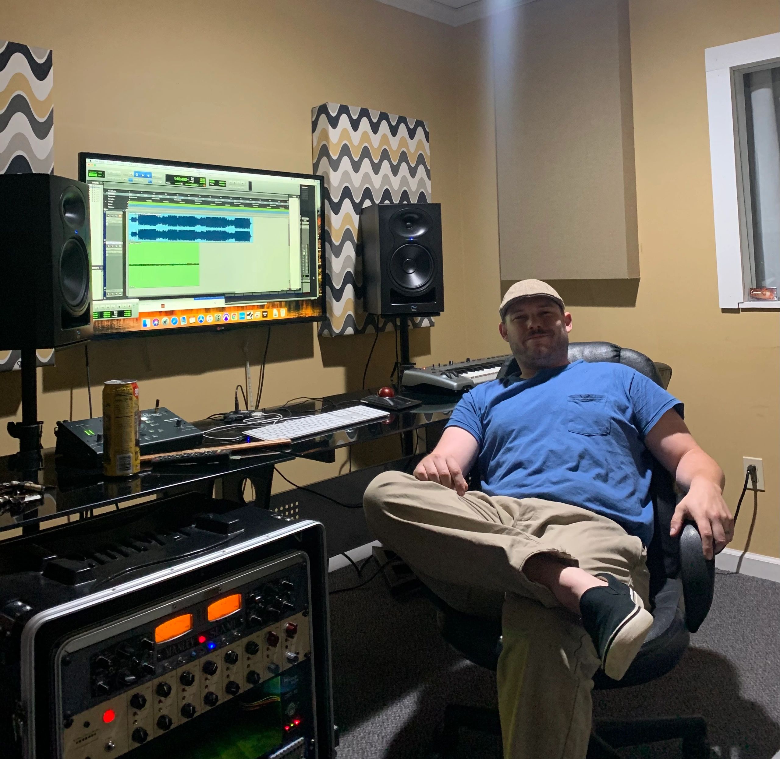 Josh running operations at a live event