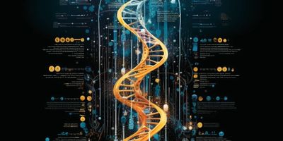 Double helix of Gold DNA