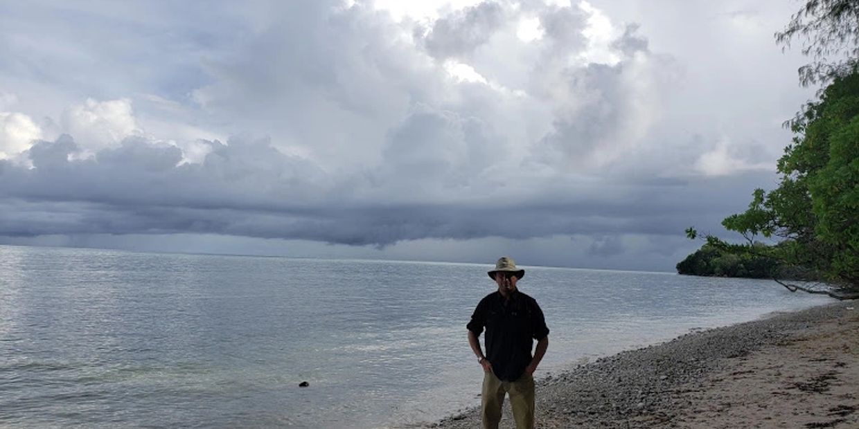 Geoffrey Wawro on the island of Peleliu, exploring the battle of 1944.