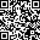 A black and white QR code pattern on a white background.