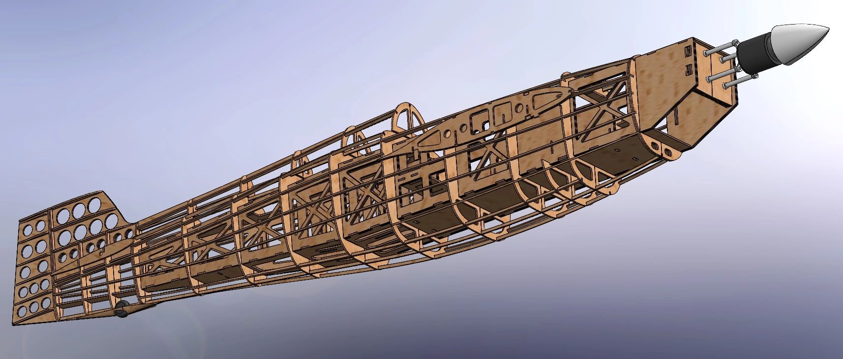 Royal Air Frames - Sharp Nemesis, DXF Plans and CAD FILES