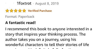  5 Stars reviews at Amazon 