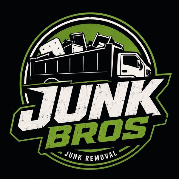 Logo for Junk Bros junk removal service.