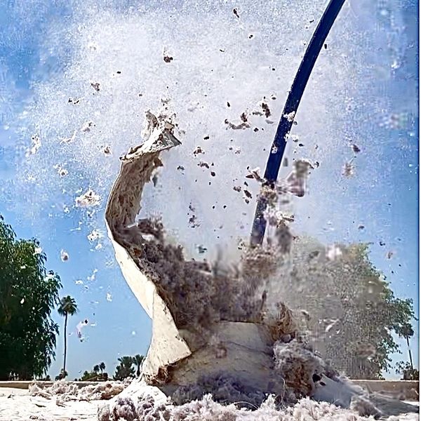 Crazy amount of lint coming out of dryer vent in Sun Lakes AZ
