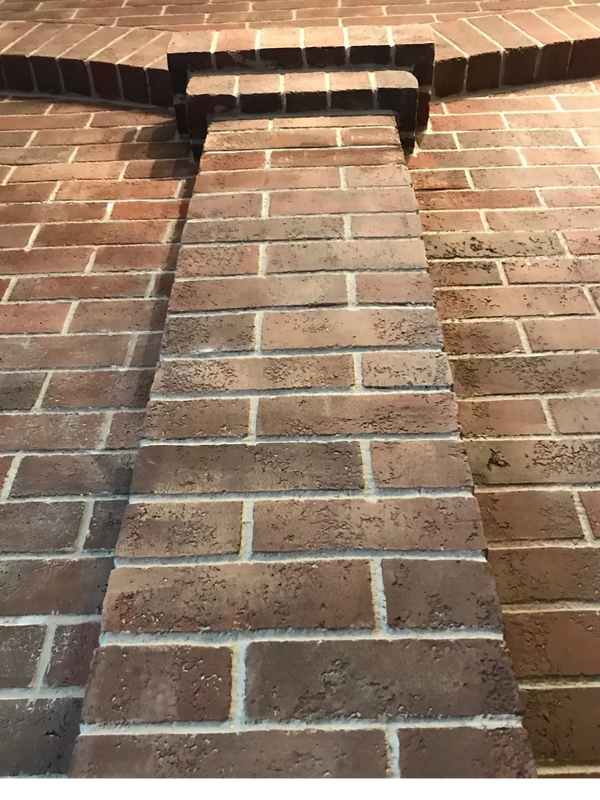 A brick chimney