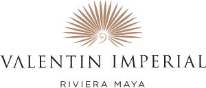 Logo of Valentin Imperial Riviera Maya resort.