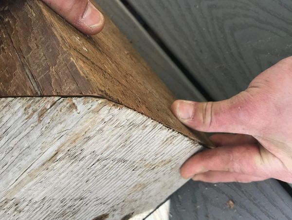 Miter cut joint on wood timbers