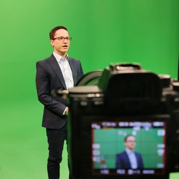 location Media City, Manchester. Salford University educational course filming.