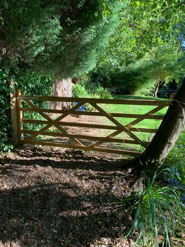 Gate fitted