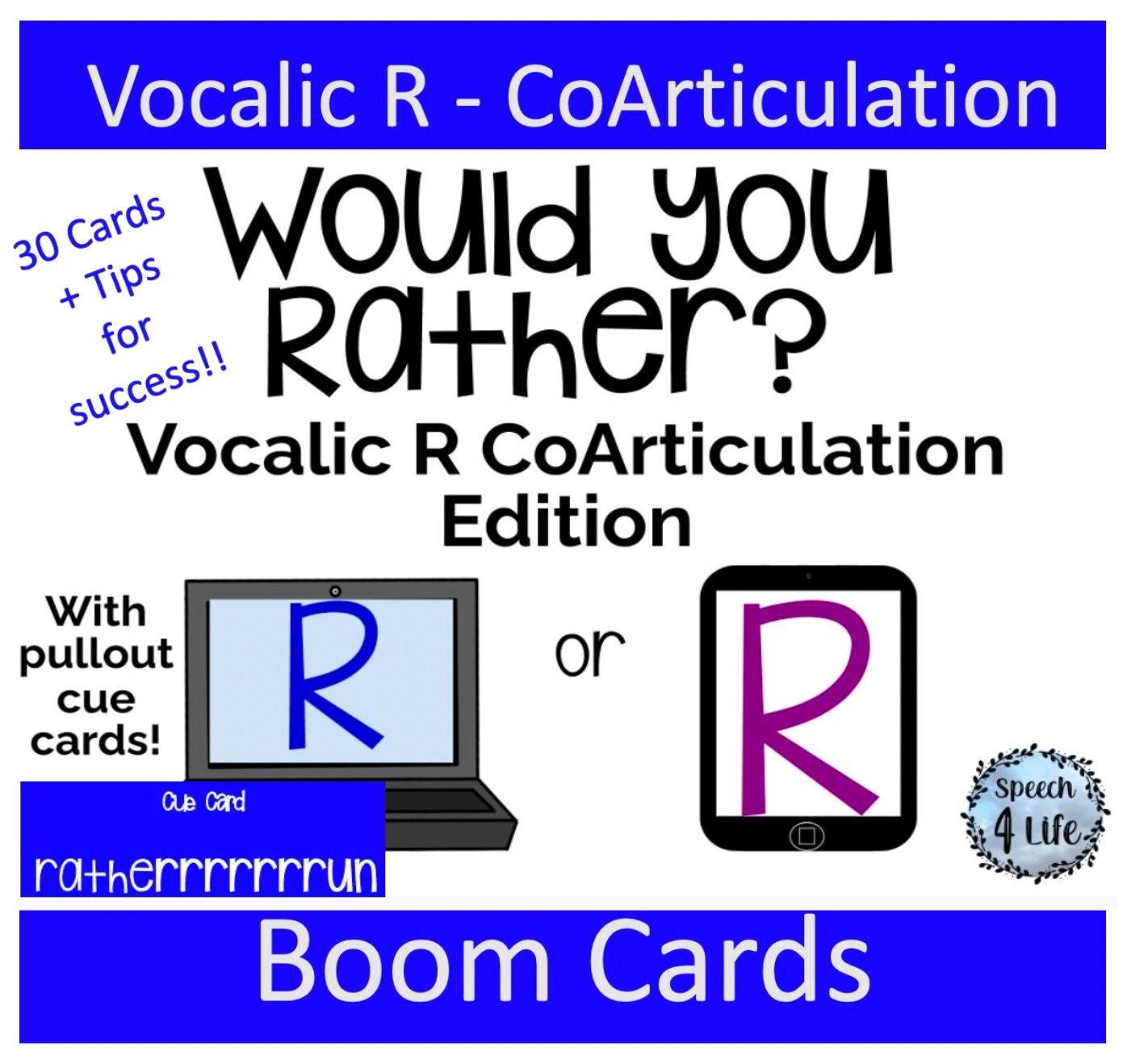 Would you rather Vocalic /r/