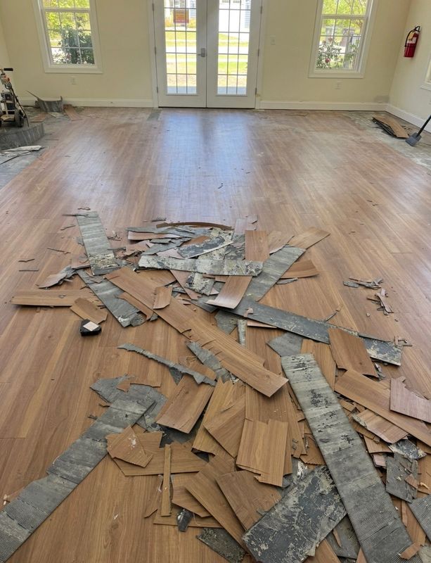 Commercial grey, white and black metallic epoxy floor