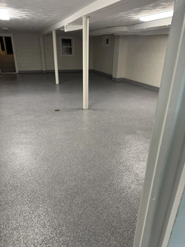 Concrete and epoxy project detail