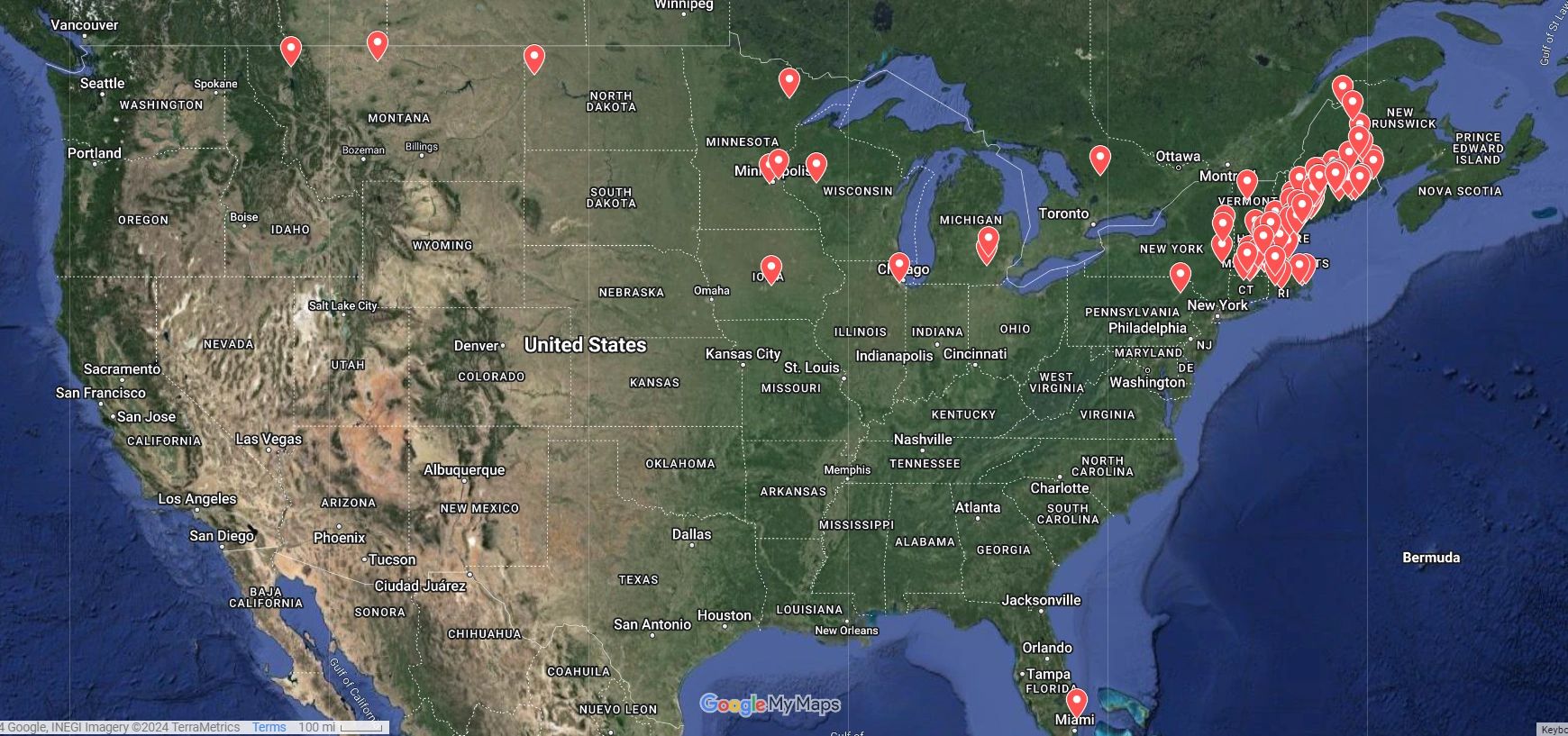 Forest City Trap Locations
