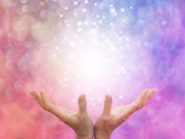 Healing energy hands for reiki 