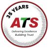 Logo celebrating 35 years of ATS with a tagline about excellence and trust.