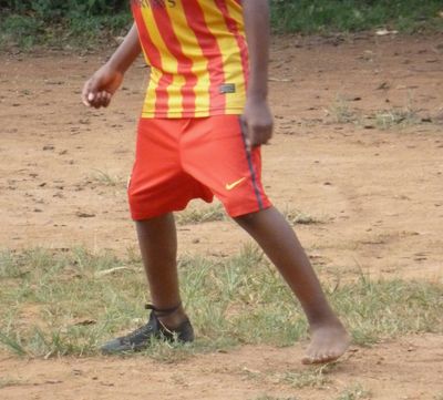 Playing Soccer