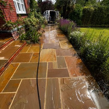 Patio cleaning 