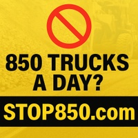 Stop 850 Trucks per day on Franklin Limestone Road!